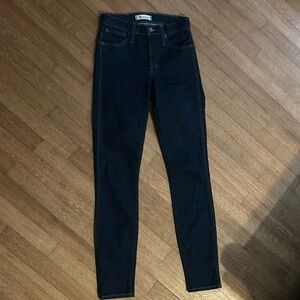 Madewell 10” high-rise skinny jeans size 25 like new